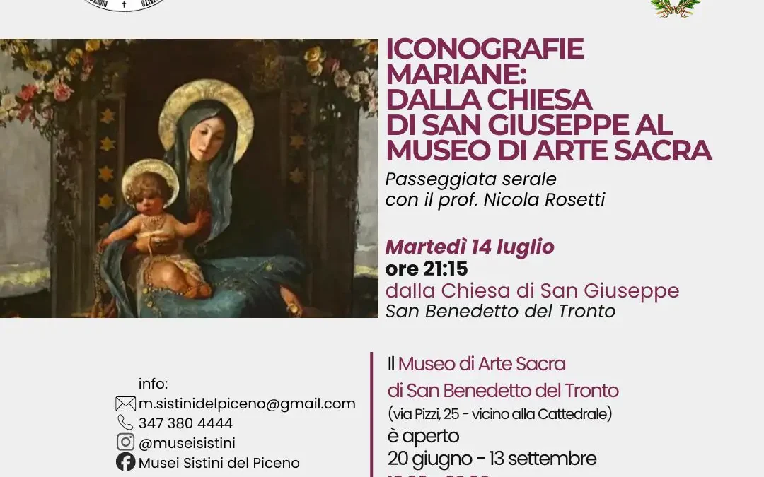Iconografie mariane: dalla Chiesa di San Giuseppe al Museo di Arte Sacra